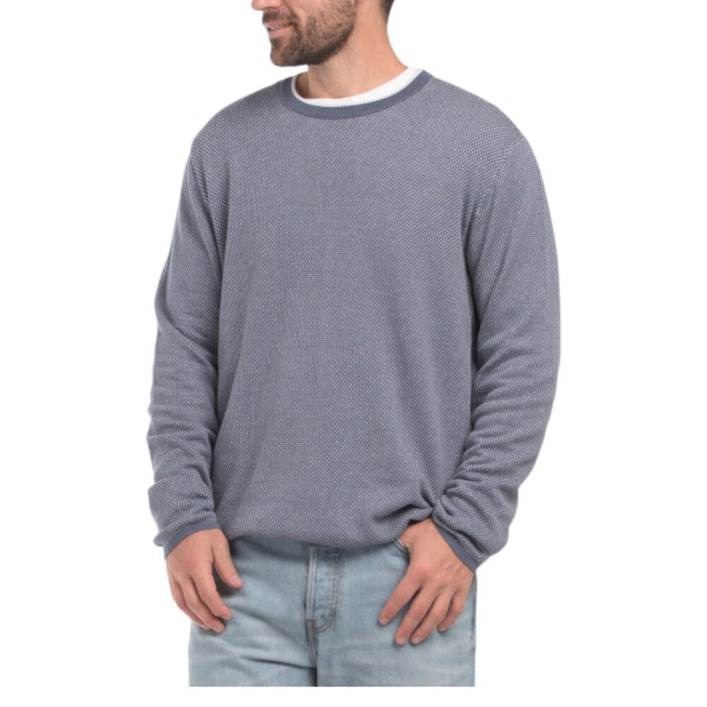 RAG & BONE Indigo Mitch Crew Sweatshirt